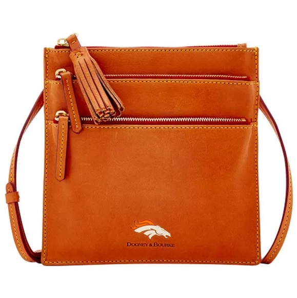 Dooney & Bourke Handbags - DOONEY & Bourke Denver Broncos Florentine Triple Zip Crossbody NWT